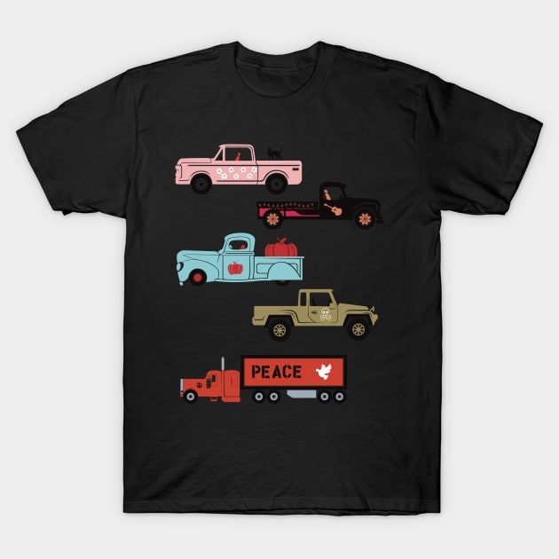 Fun retro cars T-Shirt by marina63